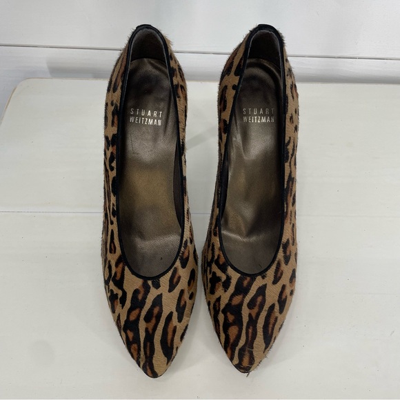 Stuart Weitzman Animal Print Pumps Size 6.5 - Picture 4 of 9